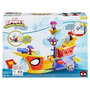 Hasbro Marvel Spidey and His Amazing Friends - Set de Jeu Barco Pirata avec Figurines Articulées et Accessoires - 43,1 cm - À partir de 3 Ans