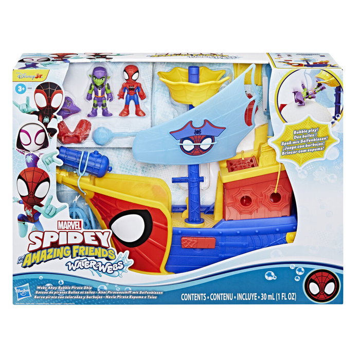 Hasbro Bateau de pirates Spidey Bulles et toiles Water-Webs Marvel