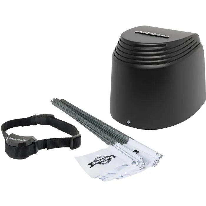 Petsafe Stay & Play - Collier et clôture anti-fugue sans fil pour chien - Portable, rechargeable, portée 64 m Petsafe Stay & Play - Collier et clôture anti-fugue sans fil pour chien - Portable, rechargeable, portée 64 m