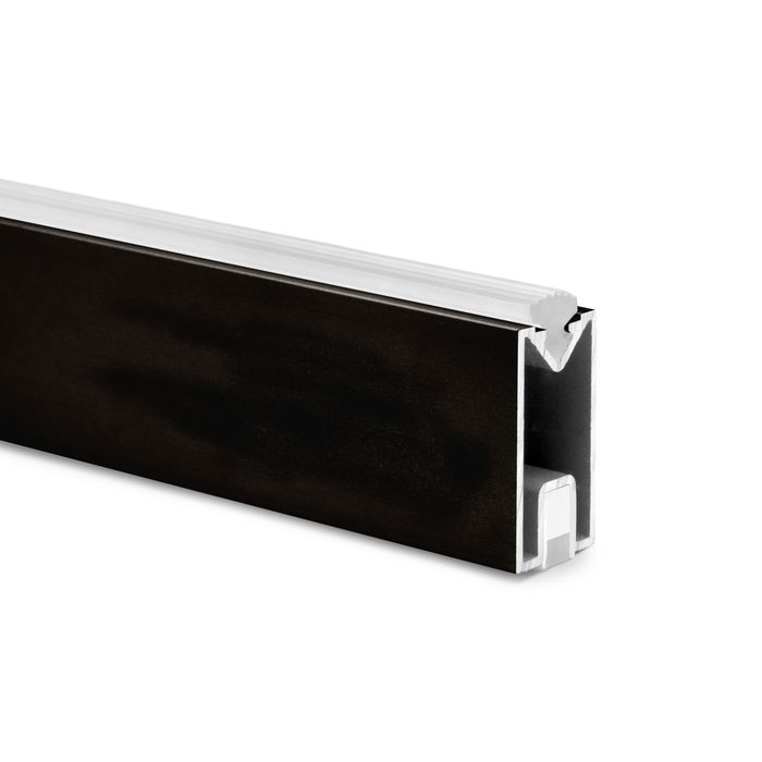 Emuca Kit barre pour armoire Luxe, ruban LED 4,5x8 Neonlynx V, détecteur de mouvement RF Smart et convertisseur Smart (24V DC), longueur 1.150mm, Lumière blanche chaude 2.700K, Aluminium et Plastique, Peint en noir texturé Emuca Kit barre pour armoire Luxe, ruban LED 4,5x8 Neonlynx V, détecteur de mouvement RF Smart et convertisseur Smart (24V DC), longueur 1.150mm, Lumière blanche chaude 2.700K, Aluminium et Plastique, Peint en noir texturé