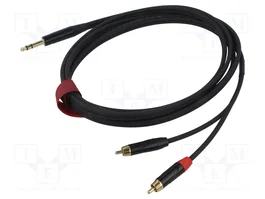 REDS MUSIC Câble Jack 6,3mm vers 2x RCA - 3m
