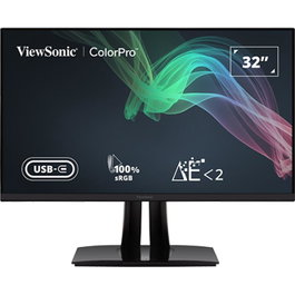 ViewSonic VP3256-4K Moniteur 32 pouces IPS 4K UHD 3840x2160 60Hz 350cd/m² 1000:1 5ms HDMI DisplayPort USB-C Haut-parleurs