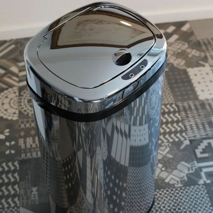 Kitchen Move Poubelle Automatique LARGO 42 L Acier Inoxydable