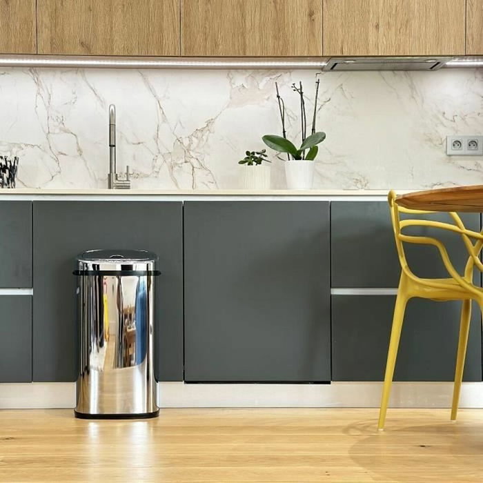 Kitchen Move Poubelle Automatique LARGO 42 L Acier Inoxydable
