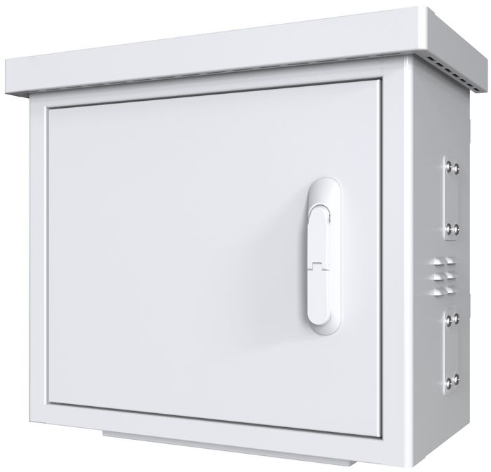 Lanview Midi Radius Armoire CCTV montée sur poteau pour 4 caméras Lanview Midi Radius Armoire CCTV montée sur poteau pour 4 caméras