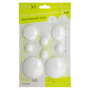 ORYX Lot de 8 topes adhésifs en plastique (2 x 60 mm, 2 x 40 mm, 4 x 22 mm)