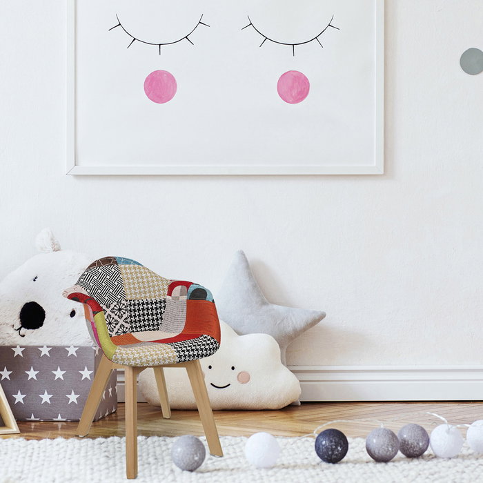 Home Deco Kids Butaca Enfant Patchwork