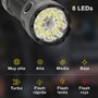 GSC Evolution Lampe de poche de main 8 LED 30W
