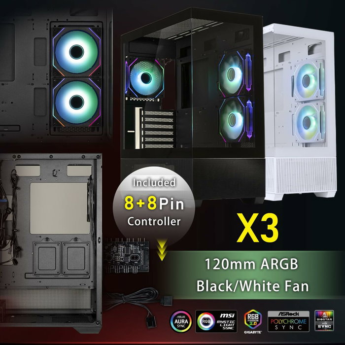BitFenix CETO Basic Moyen Tour Blanc