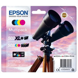 Epson 502XL Multipack Cartouches d'encre Noir + Cyan Magenta Jaune