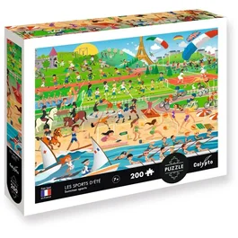 Sentosphere - Puzzle Calypto Les Sports d'été - 200 pièces - Dès 7 ans