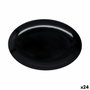 Quid Bandeja Oval Melamina Select Basic Negra 30,5x21,2 cm (24 Unidades)