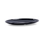 Quid Bandeja Oval Melamina Select Basic Negra 30,5x21,2 cm (24 Unidades)