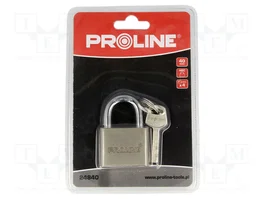 PROLINE Cadenas à archet 40mm avec 4 clés