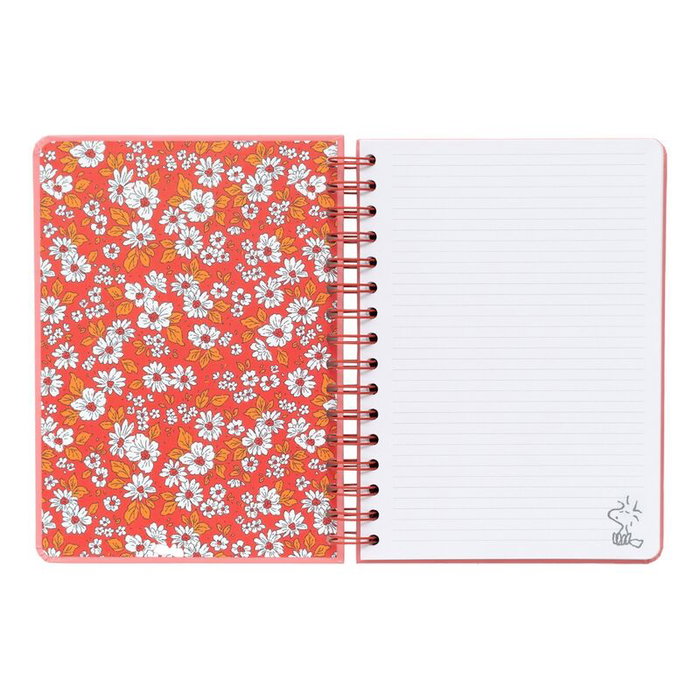 ERIK - Carnet A5 Love Yourself Snoopy - 90 pages - Couverture rigide avec reliure Wire-O, élastique de fermeture et pochette intérieure ERIK - Carnet A5 Love Yourself Snoopy - 90 pages - Couverture rigide avec reliure Wire-O, élastique de fermeture et pochette intérieure