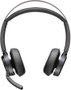 Plantronics/Poly Voyager Focus 2 Noir avec adaptateur USB-C/A