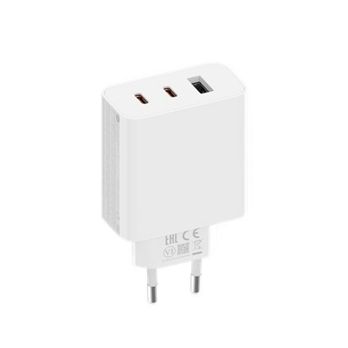 Xiaomi Chargeur Mural GaN 67 W 2C1A Blanc Xiaomi Chargeur Mural GaN 67 W 2C1A Blanc