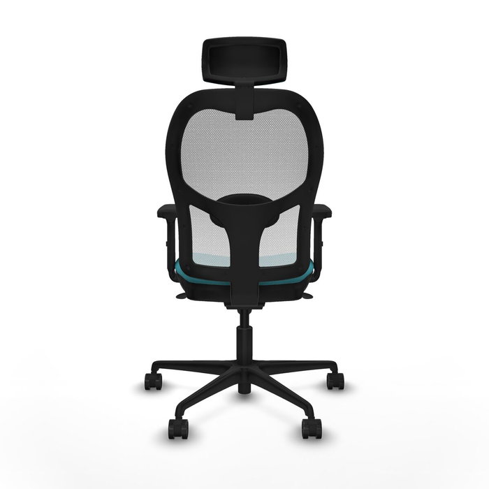 Piqueras y Crespo Chaise de Bureau avec Appui-tête 2D036N2 Turquoise Piqueras y Crespo Chaise de Bureau avec Appui-tête 2D036N2 Turquoise