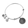 Alex And Ani Bracelet Lettre I Gris