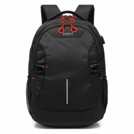 Ewent EW2526 Sac à Dos pour Portable 15,6 pouces avec Sortie USB Noir