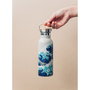 ERIK Gourde Isotherme en Acier Inoxidable 500 ml - Design La Grande Vague de Kanagawa d'Hokusai avec Bouchon Étanche
