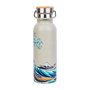 ERIK Gourde Isotherme en Acier Inoxidable 500 ml - Design La Grande Vague de Kanagawa d'Hokusai avec Bouchon Étanche