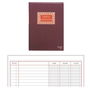 Livre de comptes DOHE 09908 Bordeaux A4 Feuille 100 Volets