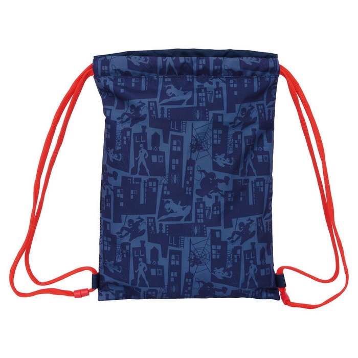 Sac à dos serré par des ficelles Spider-Man Bleu 26 x 34 x 1 cm Sac à dos serré par des ficelles Spider-Man Bleu 26 x 34 x 1 cm
