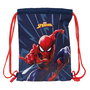 Sac à dos serré par des ficelles Spider-Man Bleu 26 x 34 x 1 cm