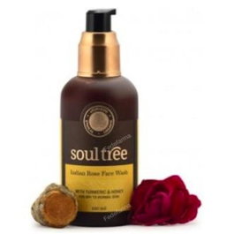SOULTREE Gel Nettoyant Facial Roses et Curcuma 120ml