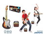 iDance - Guitare électrique jouet pour enfants à partir de 8 ans avec batterie incluse, câble de charge USB, sangle et instructions multilingues - Noir