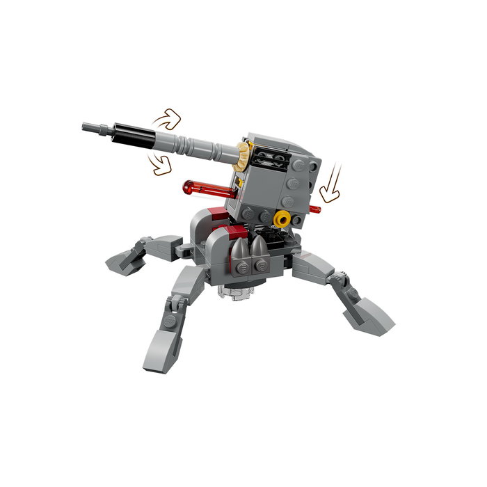 LEGO Star Wars Pack de Combate Soldados Clon 501 75345 - Set de Construction avec 4 Minifigures et Canon - Jeu de Briques +6 Ans