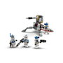 LEGO Star Wars Pack de Combate Soldados Clon 501 75345 - Set de Construction avec 4 Minifigures et Canon - Jeu de Briques +6 Ans
