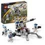 LEGO Star Wars Pack de Combate Soldados Clon 501 75345 - Set de Construction avec 4 Minifigures et Canon - Jeu de Briques +6 Ans