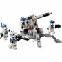 LEGO Star Wars 75345 Pack de Combat des Clone Troopers de la 501ème Légion avec Canon AV-7