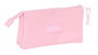 Safta Porte-tout Triple Real Madrid pour Fille, Rose, 22 x 12 x 3 cm