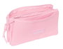 Safta Porte-tout Triple Real Madrid pour Fille, Rose, 22 x 12 x 3 cm