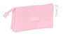 Safta Porte-tout Triple Real Madrid pour Fille, Rose, 22 x 12 x 3 cm