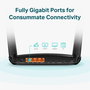 TP-Link Archer MR600 Routeur 4G+ Cat6 AC1200 Wi-Fi Dual Bande Gigabit - Débit jusqu'à 300 Mbps, Ports Gigabit, Antennes LTE Externes