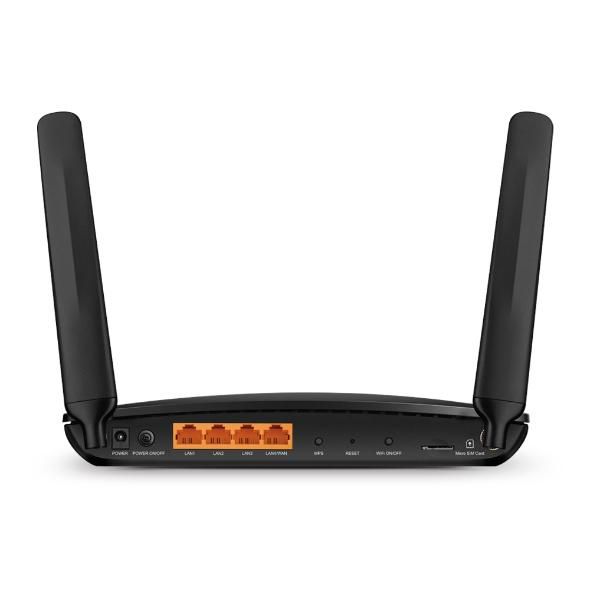 TP-Link Archer MR600 Routeur 4G+ Cat6 AC1200 Wi-Fi Dual Bande Gigabit - Débit jusqu'à 300 Mbps, Ports Gigabit, Antennes LTE Externes