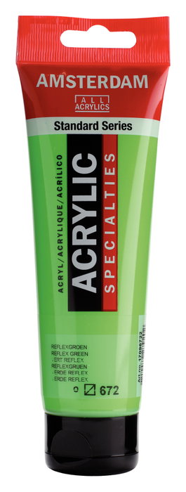Amsterdam Standard Series Peinture Acrylique Vert Réflexe 672, 120 ml Amsterdam Standard Series Peinture Acrylique Vert Réflexe 672, 120 ml