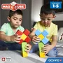 Geomag - Jeu de construction Magicube Creative Set - 16 cubes magnétiques colorés en plastique recyclé - Jouet éducatif et écologique pour enfants de 1 à 5 ans