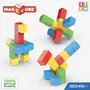 Geomag - Jeu de construction Magicube Creative Set - 16 cubes magnétiques colorés en plastique recyclé - Jouet éducatif et écologique pour enfants de 1 à 5 ans