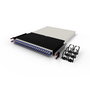 PATCHBOX patchbox.one / Solution de gestion de câbles réseau 30RU / STP Cat.6a / Violet - 24 câbles rétractables