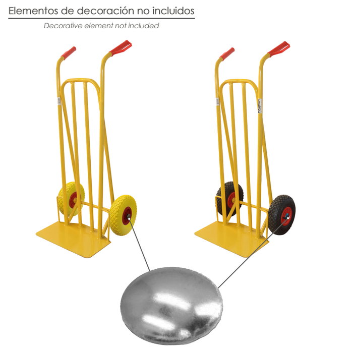 WOLFPACK LINEA PROFESIONAL Lot de 2 bouchons de rechange métallisés pour roue de chariot à sacs WOLFPACK LINEA PROFESIONAL Lot de 2 bouchons de rechange métallisés pour roue de chariot à sacs