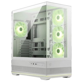 MSI MAG PANO 110R PZ WHITE Boîtier PC Gaming Midi Tower Blanc, 3x120mm Avant, 1x120mm Arrière, ATX