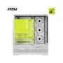 MSI MAG Pano 110R PZ - Boîtier PC ATX Moyen Tour Blanc avec vue panoramique à 270°, verre trempé et ventilation optimisée