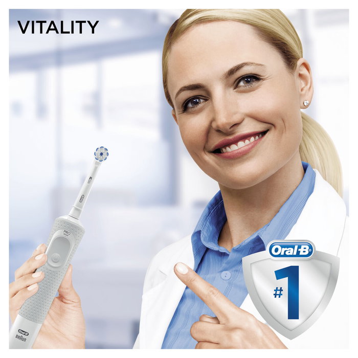 Brosse à dents électrique Oral-B VITALITY 100 SENTIVE ULTRA THIN Blanc Brosse à dents électrique Oral-B VITALITY 100 SENTIVE ULTRA THIN Blanc