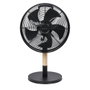 Emerio Fn114499.2 Ventilateur de Table 35W 30cm Oscillant Noir Bois Métal