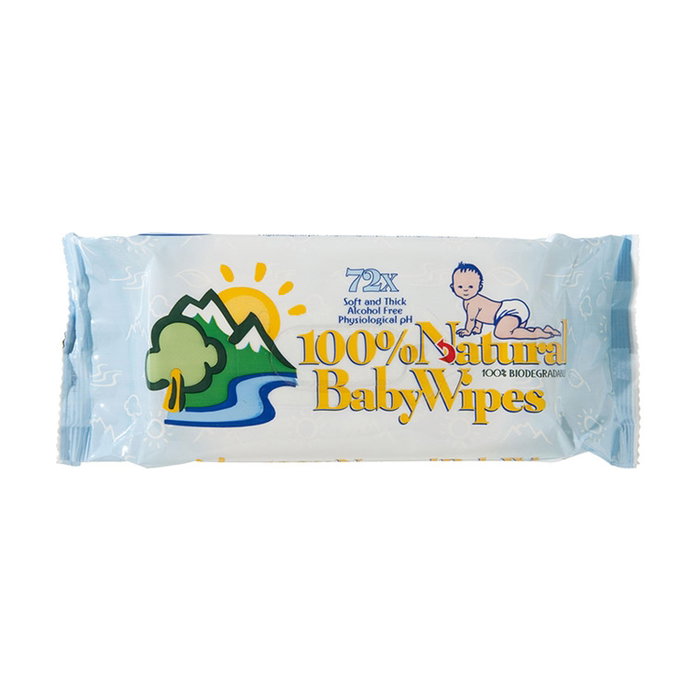 BabyWipes Lingettes Humides 72 Unités Biodégradables BabyWipes Lingettes Humides 72 Unités Biodégradables